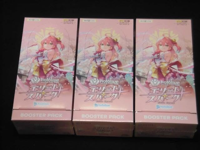 ホロライブ カードゲーム エリートスパーク 3BOX シュリンク付き Amazon.co.jp: 【完全未開封品 シュリンク付き エリートスパーク